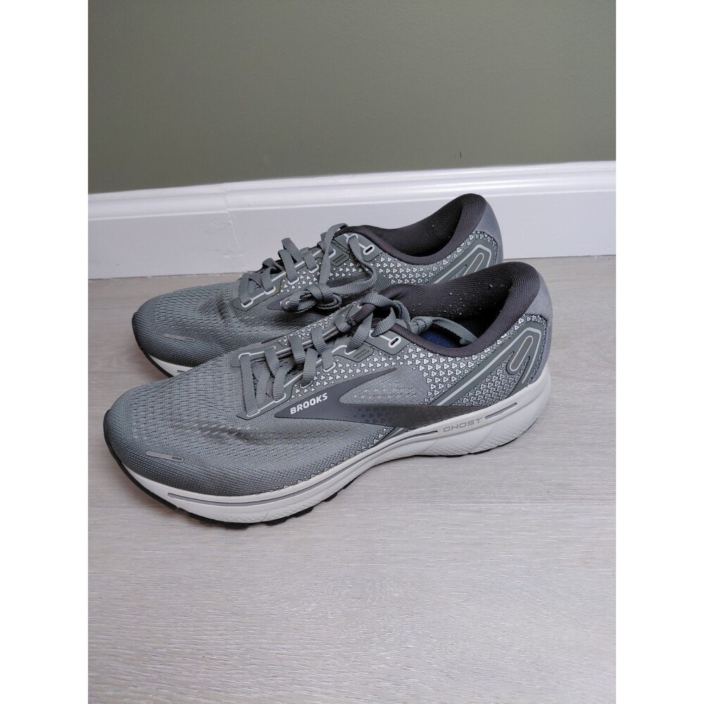 Size 9 2E - Brooks Ghost 14 Grey Alloy Men's Sneakers